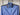 Royal Highness Blue and Copper Show Shirt Sz L|11119