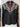 Western Pleasure Show Shirt Black/Red Bling LG|18399