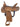 15.5" Royal King Mule Rough Out Work Saddle - Narrow/6."|18323
