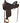 15" High Horse Rosebud Black Trail Saddle - Wide|17774