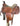 15.5” Western All Around Saddle w Fl Cinch|17001