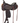 15" High Horse Oyster Creek Trail Saddle - Wide|16747