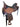 15" High Horse Iron Weed Trail Saddle - w/ SS, Latigo, OB - XW, 7.5" Gullet|17787