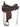 16" High Horse Black Daisetta Trail Saddle - XW - New!|17939