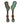 Weaver Turquoise Croc Regular Spur Straps