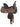 14" High Horse Chocolate Lindale Barrel Saddle - Wide/FQB|17886