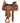 12" King Series Youth RO Saddle with Serpentine Tooling|12641